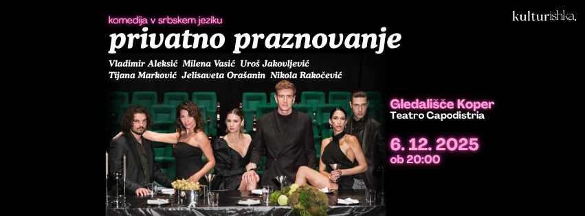 Predstava »Privatno praznovanje« | Gledališče Koper Teatro Capodistria | Sobota, 06. 12. ob 20.00