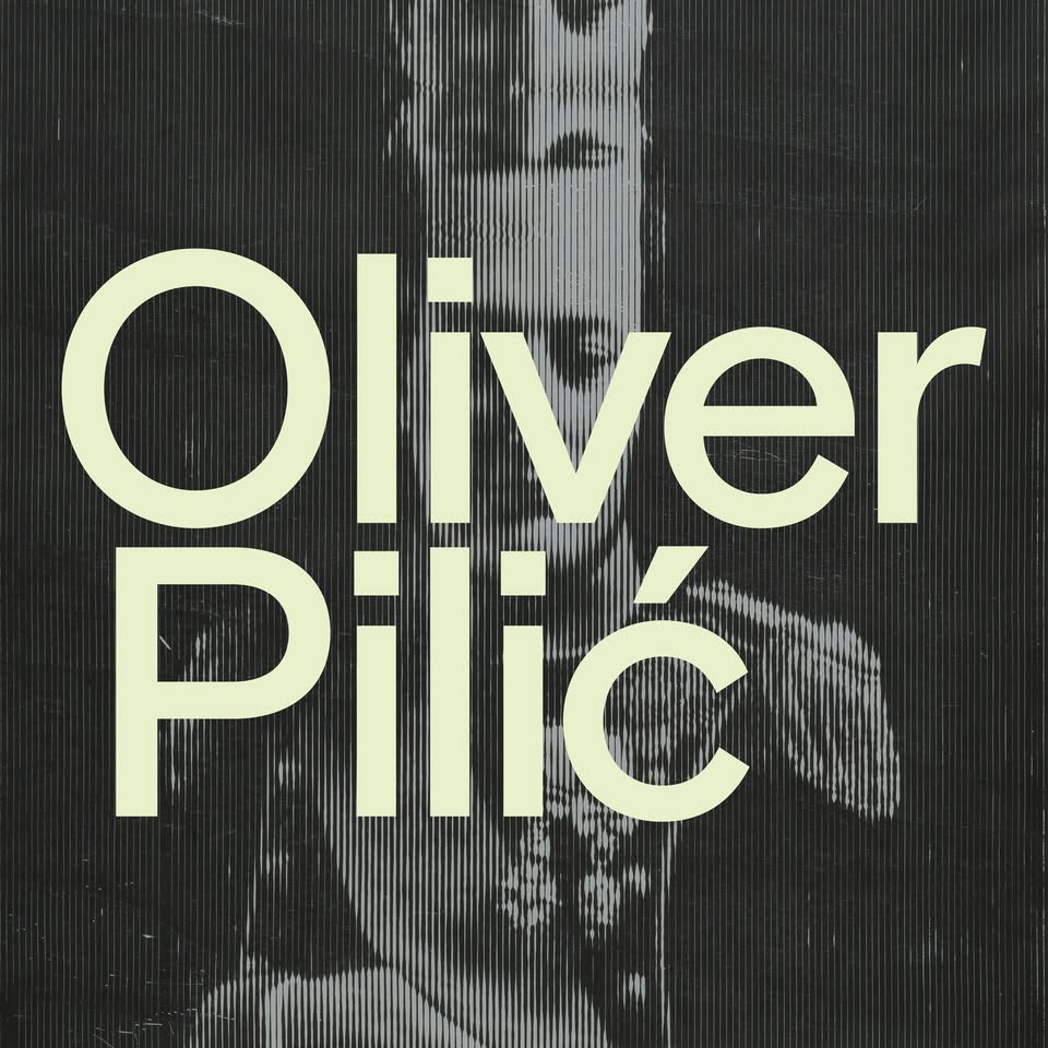 Javno vodstvo po razstavi Vizualna arhitektura dvoma z umetnikom Oliverjem Pilićem in kustosom