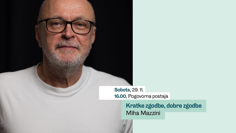Kratke zgodbe, dobre zgodbe: Miha Mazzini