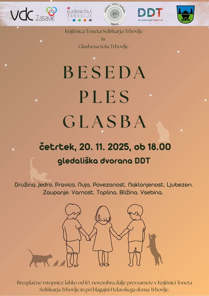 Beseda ples glasba 2025: Družina
