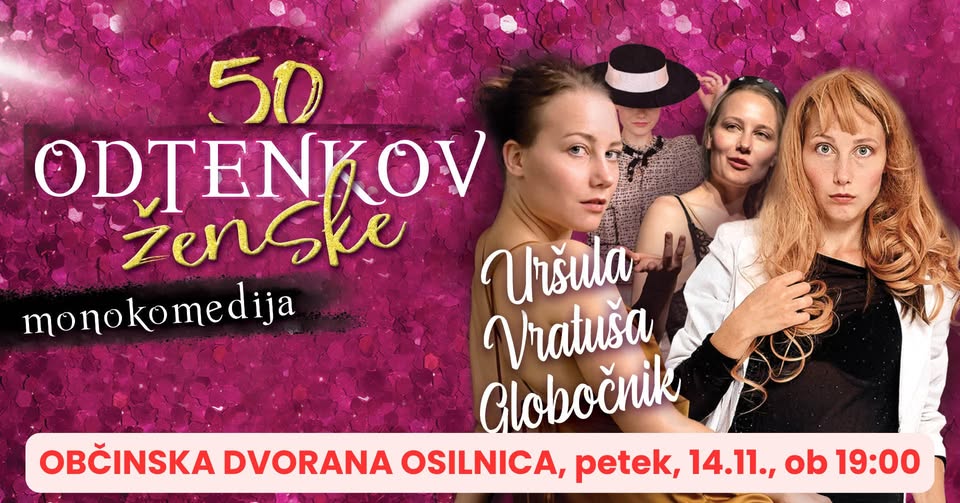 Monokomedija 50 ODTENKOV ŽENSKE