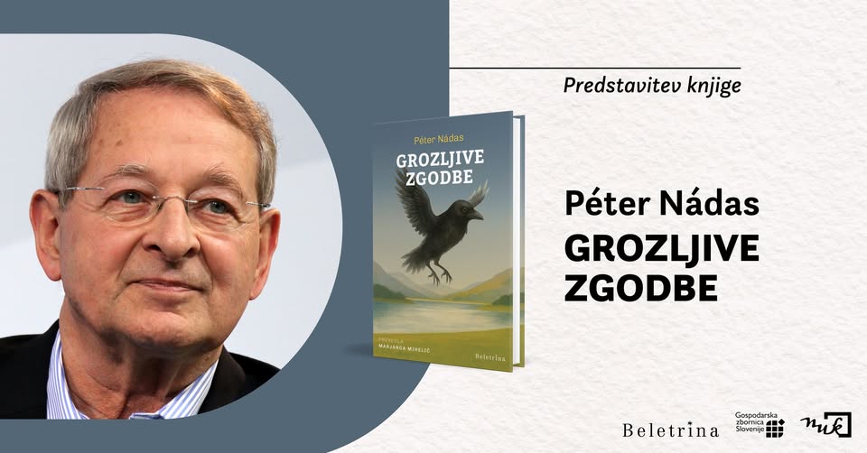 Večer s Pétrom Nádasem: Grozljive zgodbe v Veliki čitalnici NUK