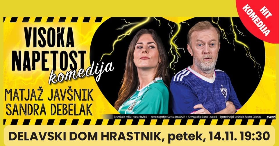Komedija Matjaža Javšnika VISOKA NAPETOST