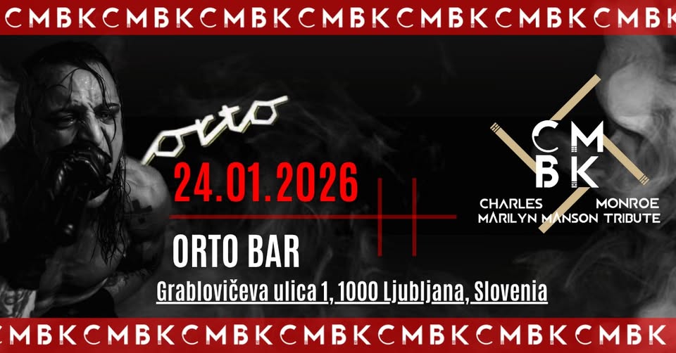 Charles Monroe BK Marilyn Manson tribute live Orto Bar 24/01/2026