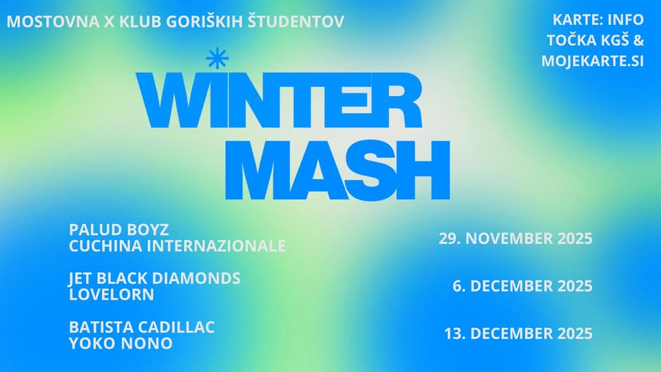 WINTER MASH od 29.11. do 13.12 na Mostovni