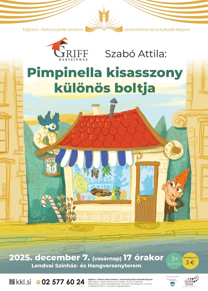 Griff Bábszínház Zalaegerszeg: Pimpinella kisasszony különös boltja