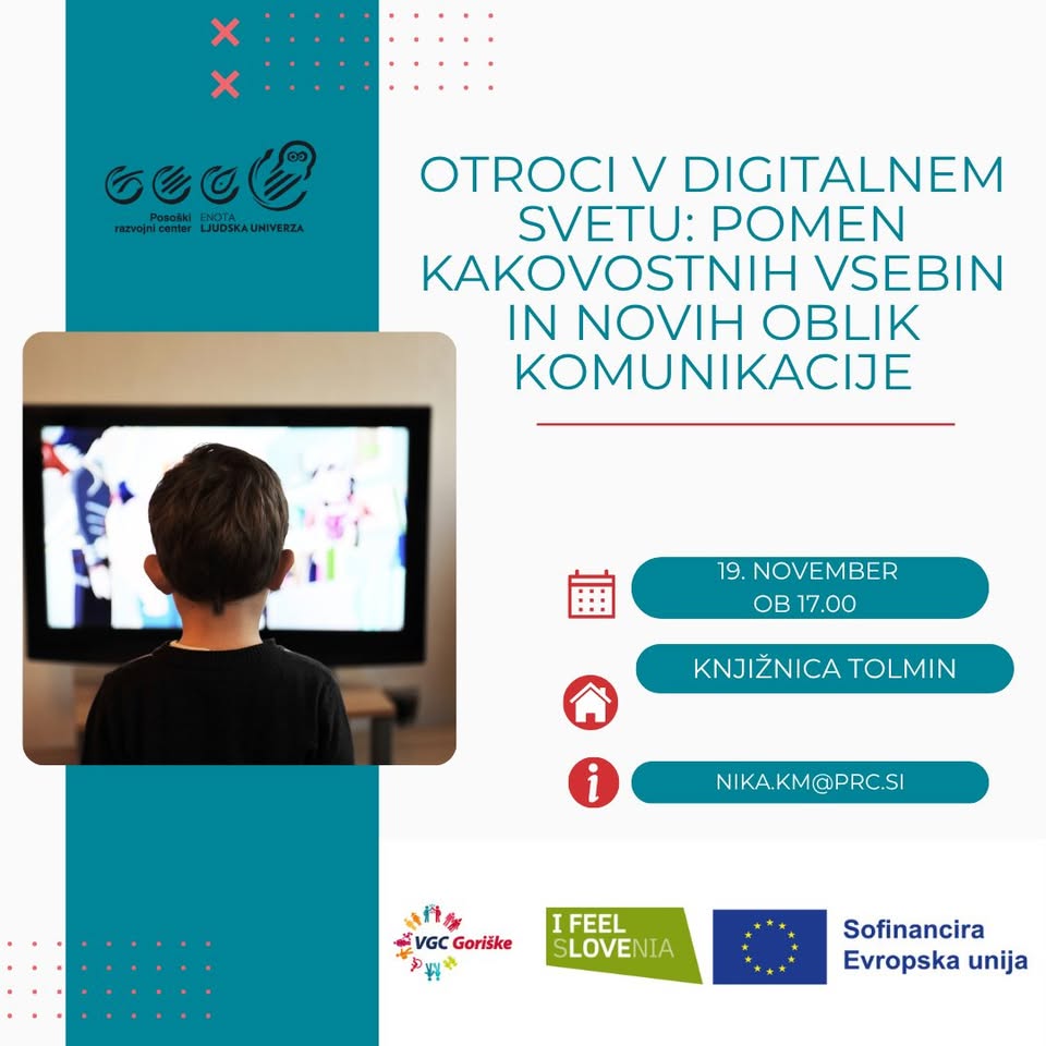 Otroci v digitalnem svetu z mag. Martino Peštaj