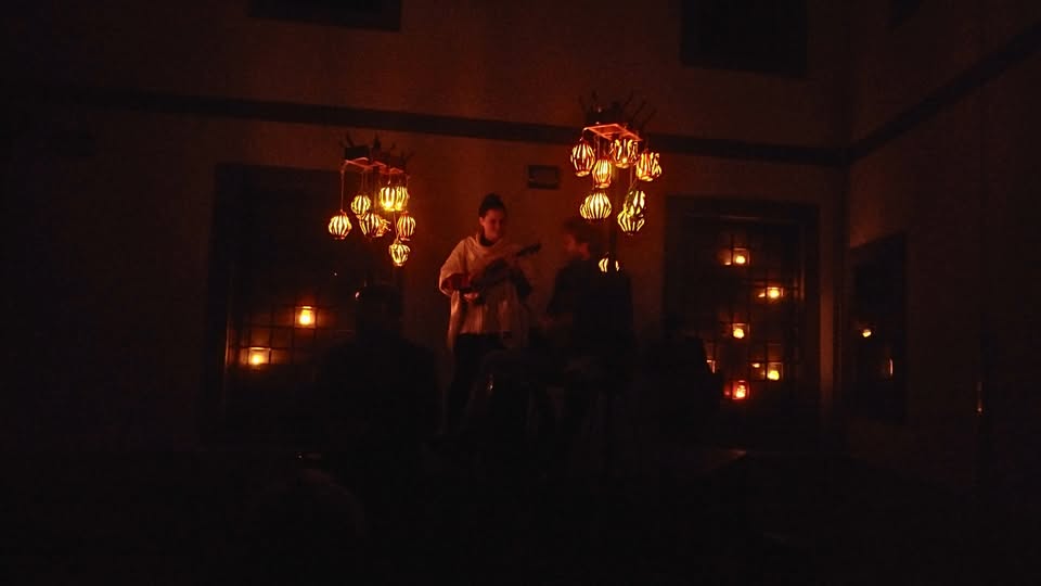 Ognjena Veronika | svetlobna inštalacija