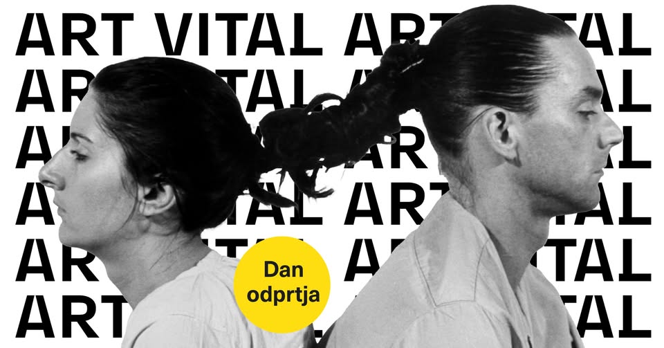 Dan odprtja razstave ART VITAL – 12 let tandema Ulay / Marina Abramović