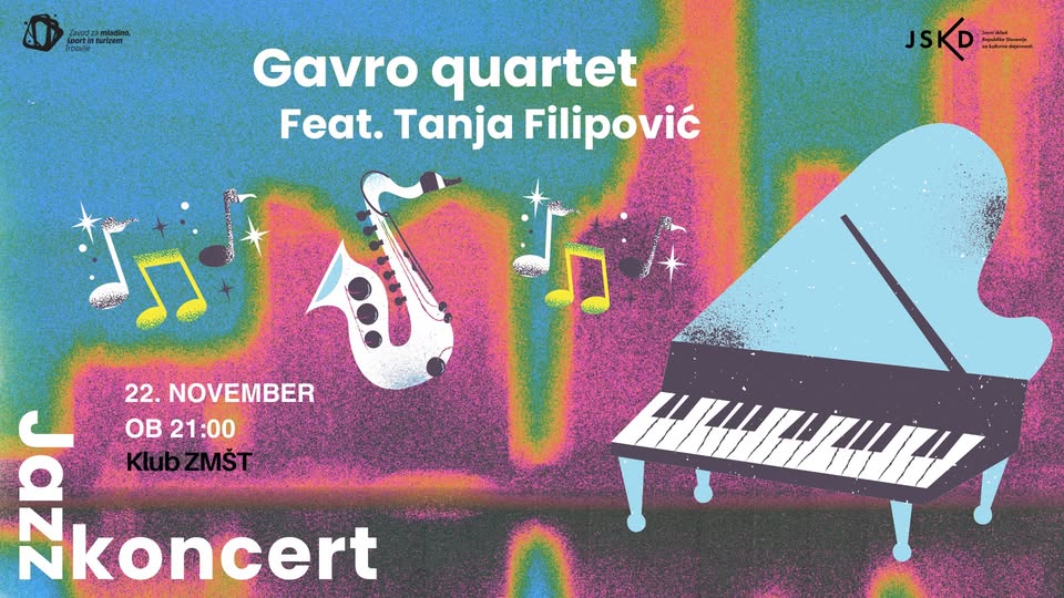Jazz koncert: Gavro Quartet feat. Tanja Filipović