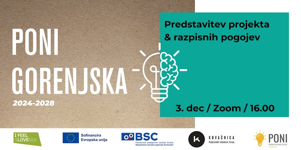 PONI GORENJSKA_2024-2028: Predstavitev projekta