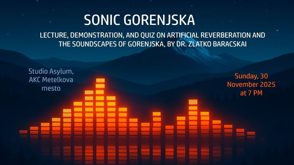 SONIC GORENJSKA - Capturing A Region's Acoustic Soul By Dr. Zlatko Baracskai