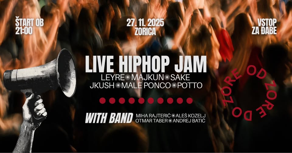 KONCERT: LIVE HIPHOP JAM