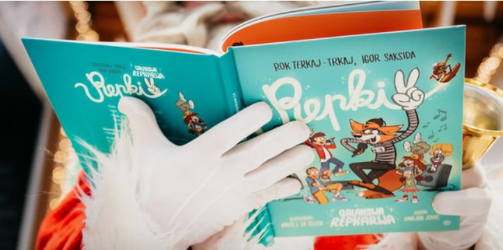 Glasbeno doživetje za otroke 3+ - Praznični Repki in obisk Božička