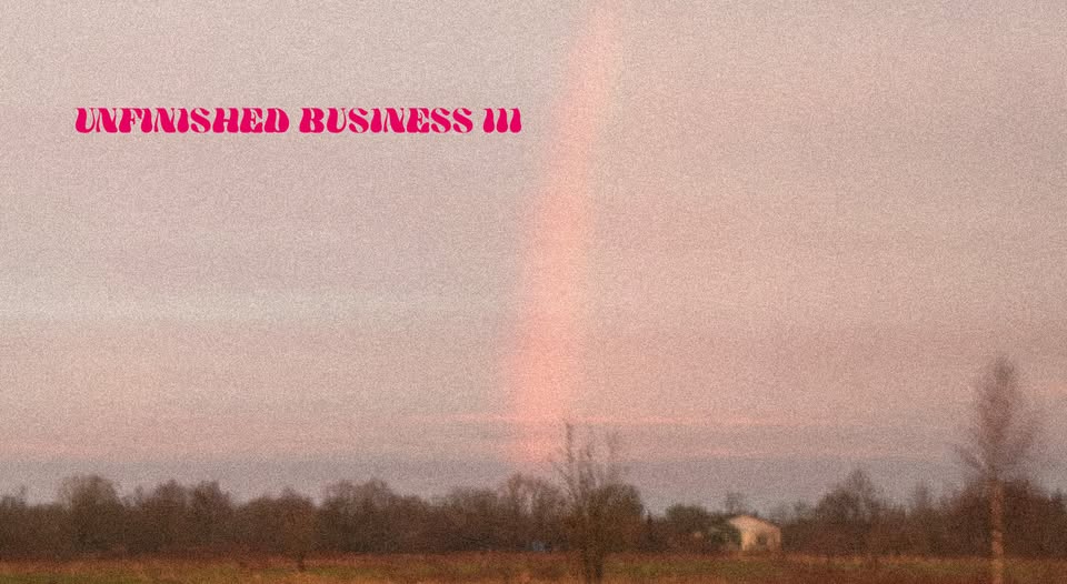 𝑵𝒆𝒅𝒐𝒌𝒐𝒏𝒄̌𝒂𝒏 𝒑𝒐𝒔𝒆𝒍 𝑰𝑰𝑰 (𝑼𝒏𝒇𝒊𝒏𝒊𝒔𝒉𝒆𝒅 𝒃𝒖𝒔𝒊𝒏𝒆𝒔𝒔 𝑰𝑰𝑰)