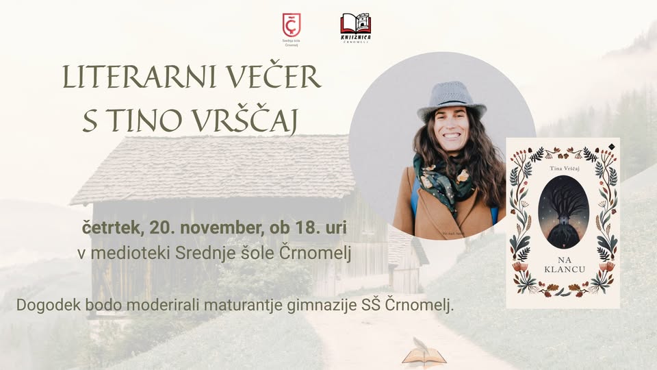 Literarni večer s Tino Vrščaj