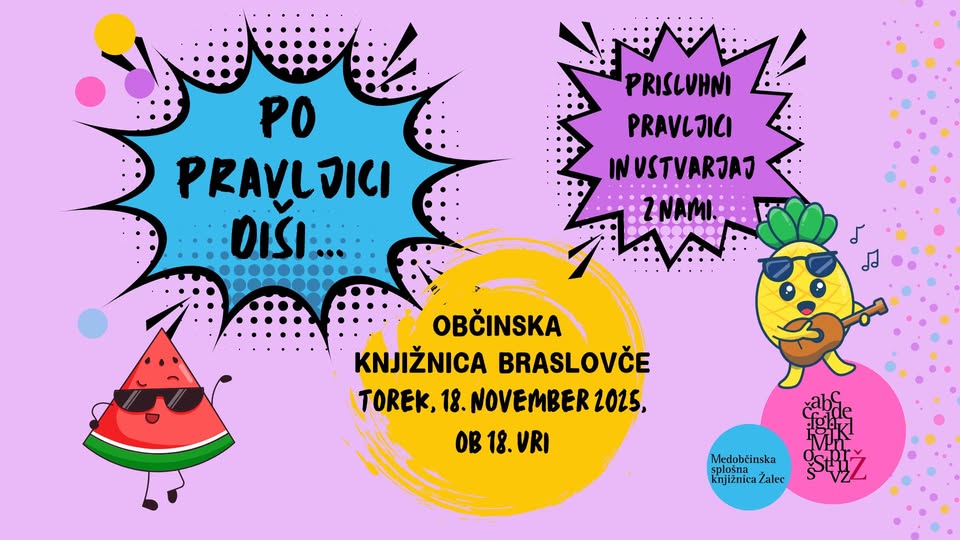 Po pravljici diši v Občinski knjižnici Braslovče