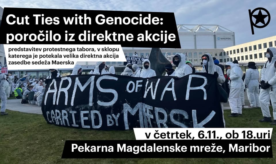 Cut ties with genocide: poročilo iz direktne akcije