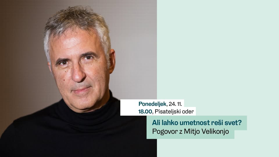 Ali lahko umetnost reši svet? Pogovor z Mitjo Velikonjo