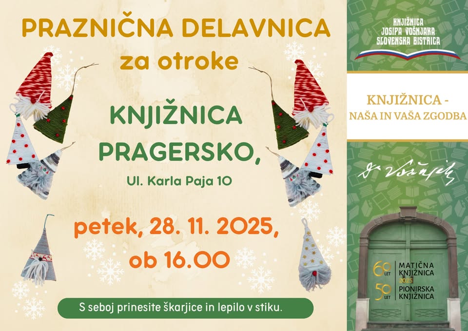 PRAZNIČNA DELAVNICA za otroke