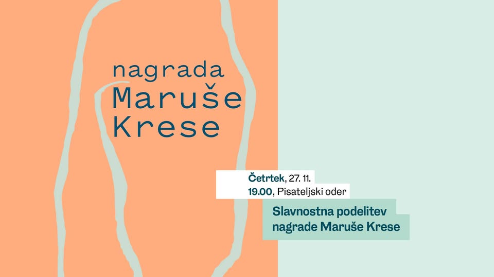 Slavnostna podelitev nagrade Maruše Krese