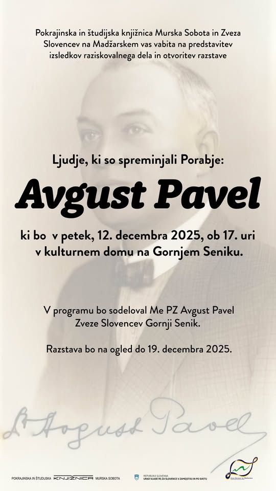 Ljudje, ki so spreminjali Porabje: Avgust Pavel