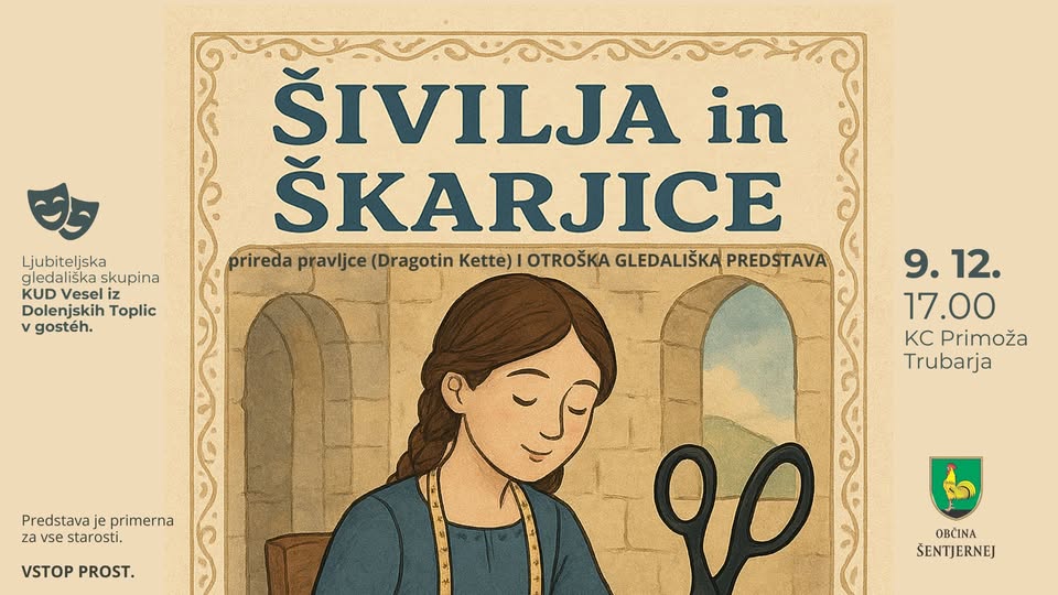 ŠIVILJA IN ŠKARJICE, gledališka predstava