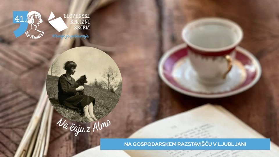 Na čaju z Almo na 41. Slovenskem knjižnem sejmu