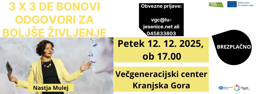 Predavanje Nastje Mulej - naj govorke leta 2025