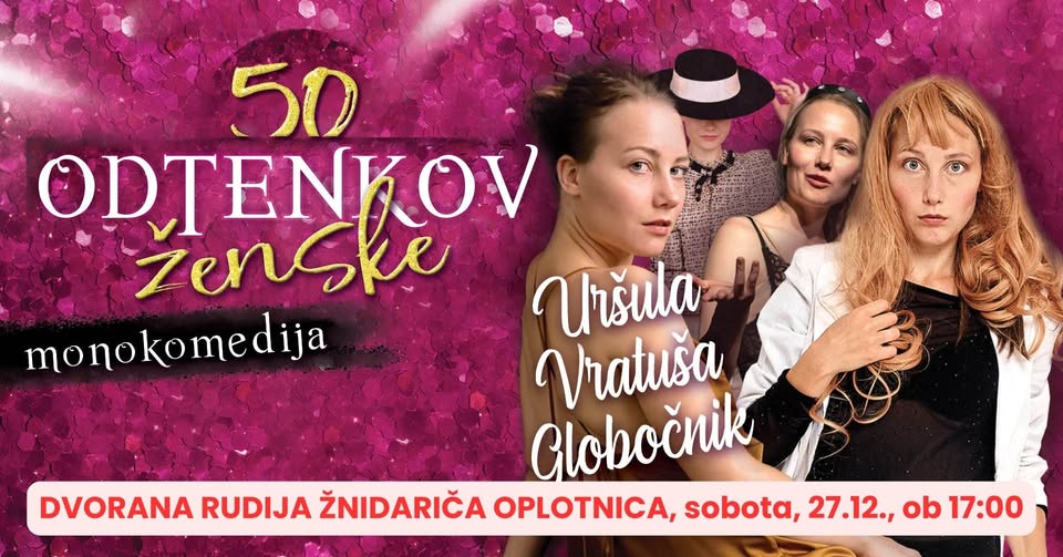 Monokomedija 50 ODTENKOV ŽENSKE