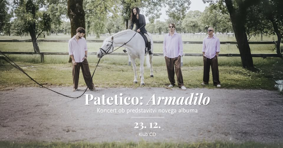 Patetico: Armadilo - koncert ob predstavitvi novega albuma