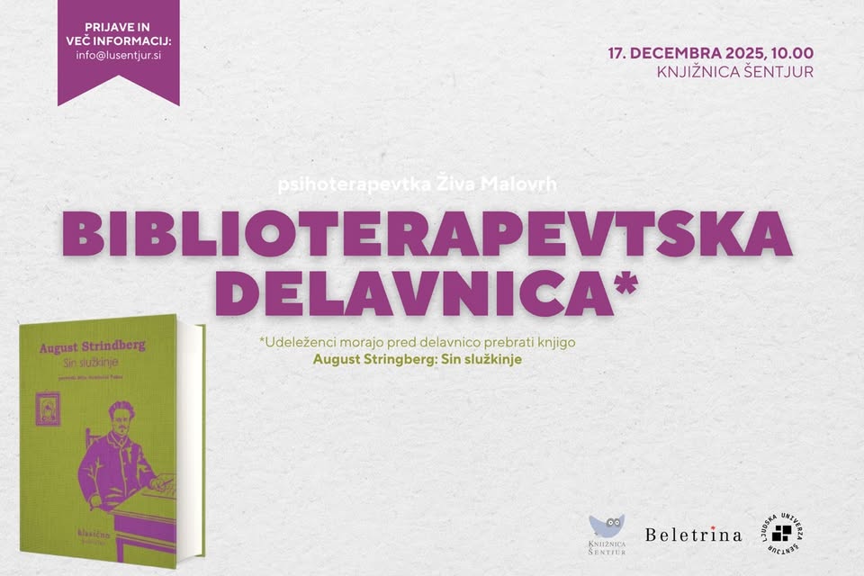 Biblioterapevtska delavnica z Živo Malovrh