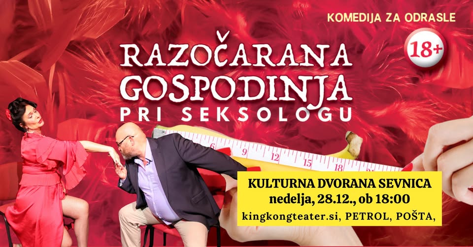 Komedija Razočarana gospodinja pri seksologu (18+)