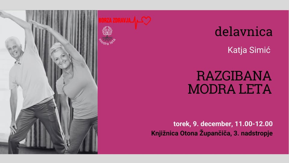 Razgibana modra leta