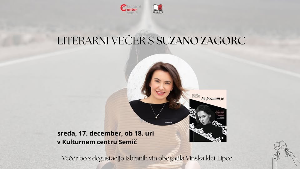 Literarni večer s Suzano Zagorc