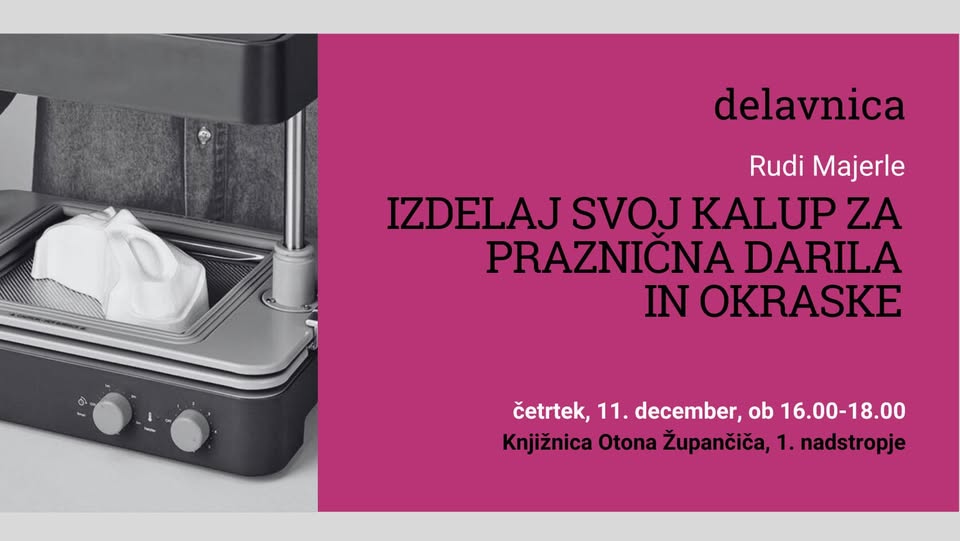 Izdelaj svoj kalup za praznična darila in okraske