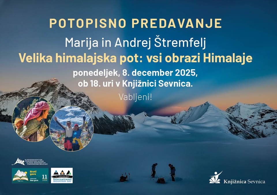 Velika himalajska pot: vsi obrazi Himalaje - potopisno predavanje