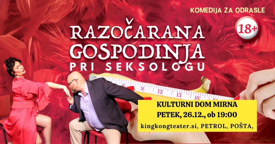 Komedija Razočarana gospodinja pri seksologu (18+)