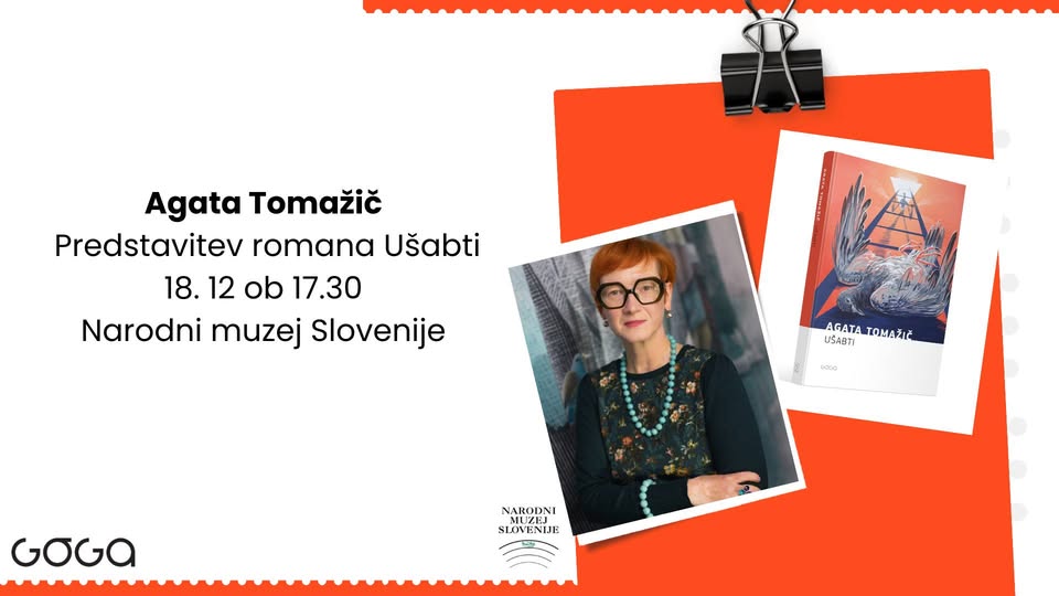 Agata Tomažič: Predstavitev romana Ušabti