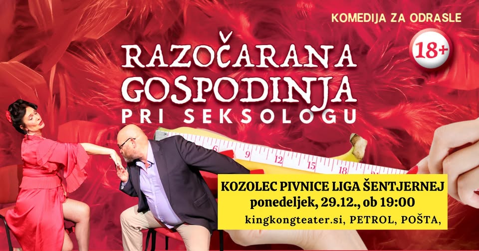 Komedija Razočarana gospodinja pri seksologu (18+)