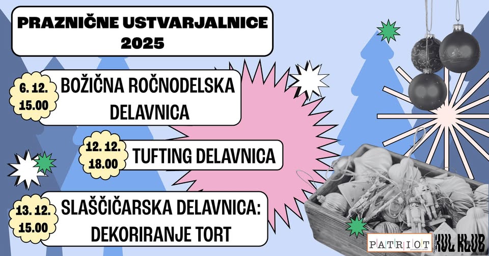 Praznične ustvarjalnice 2025