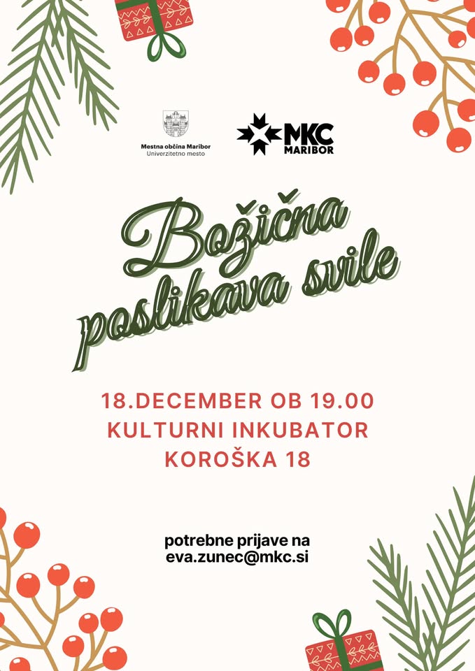 Mladinski družabni večer: Božična poslikava svile