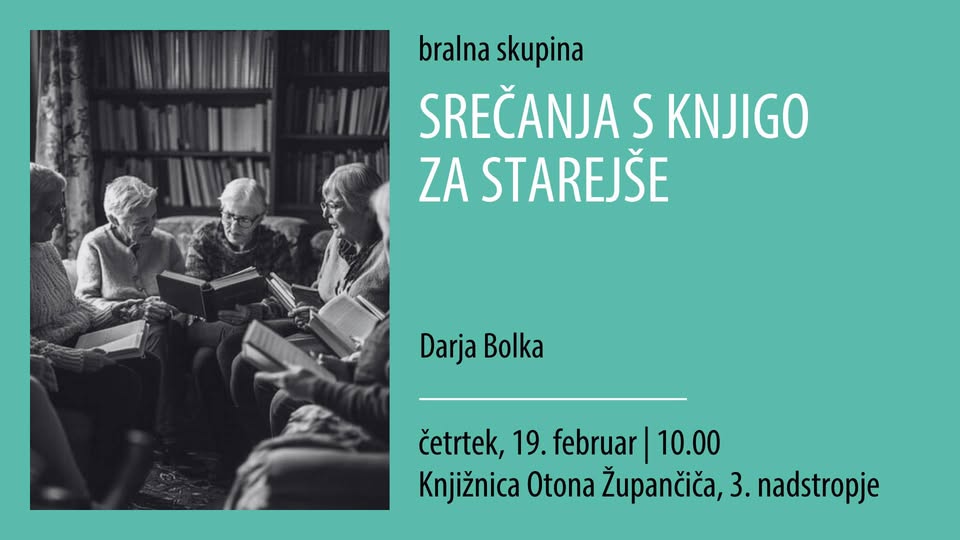 Srečanja s knjigo za starejše