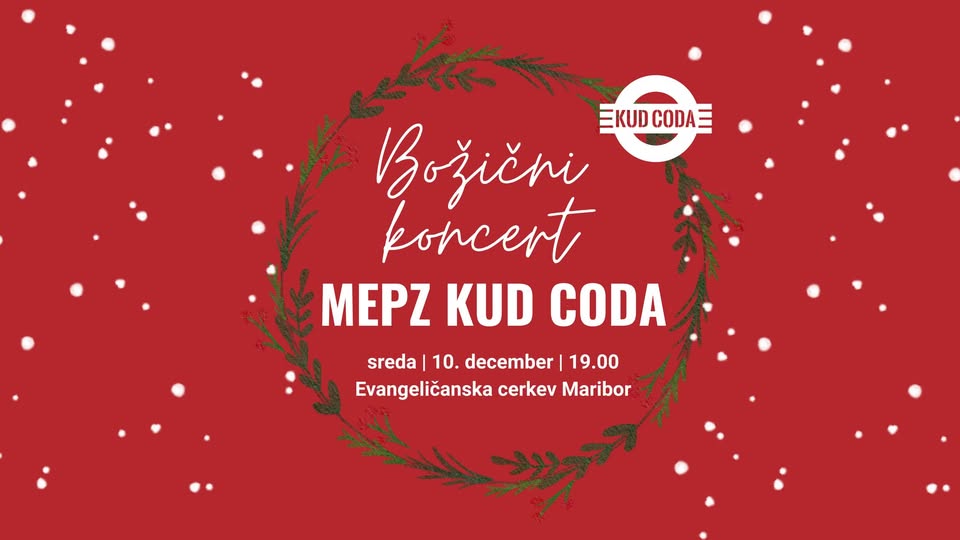 Božični koncert MePZ KUD Coda