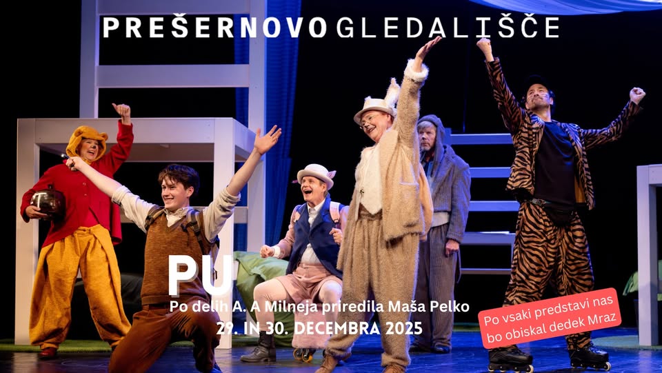 PU - otroška predstava in obisk dedka Mraza
