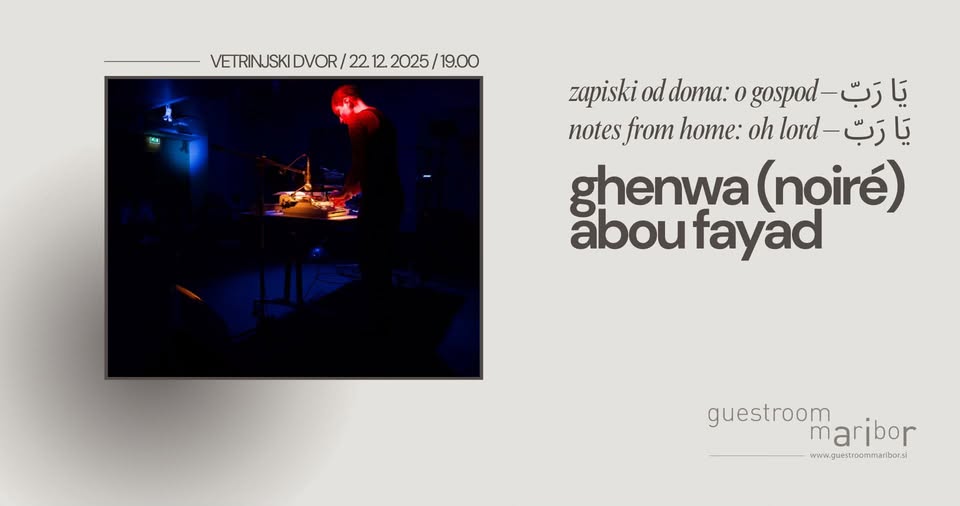 ghenwa (noiré) abou fayad: zapiski od doma: o gospod – يَا رَبّ / notes from home: oh lord – يَا رَب