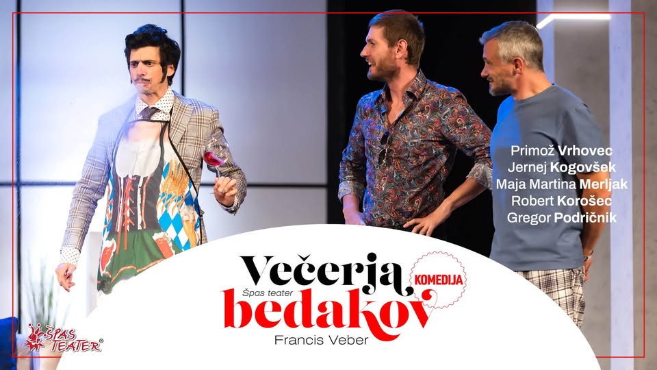VEČERJA BEDAKOV - komedija | KD MENGEŠ