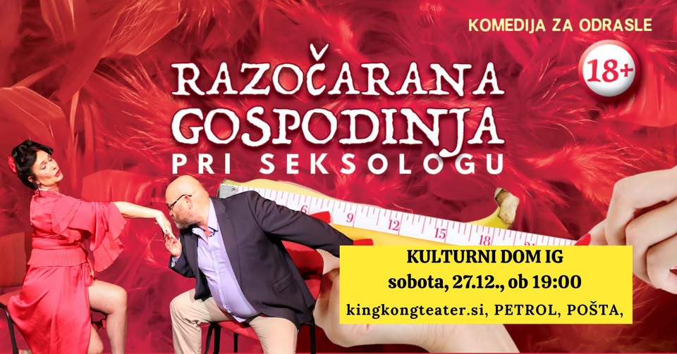 Komedija Razočarana gospodinja pri seksologu (18+)