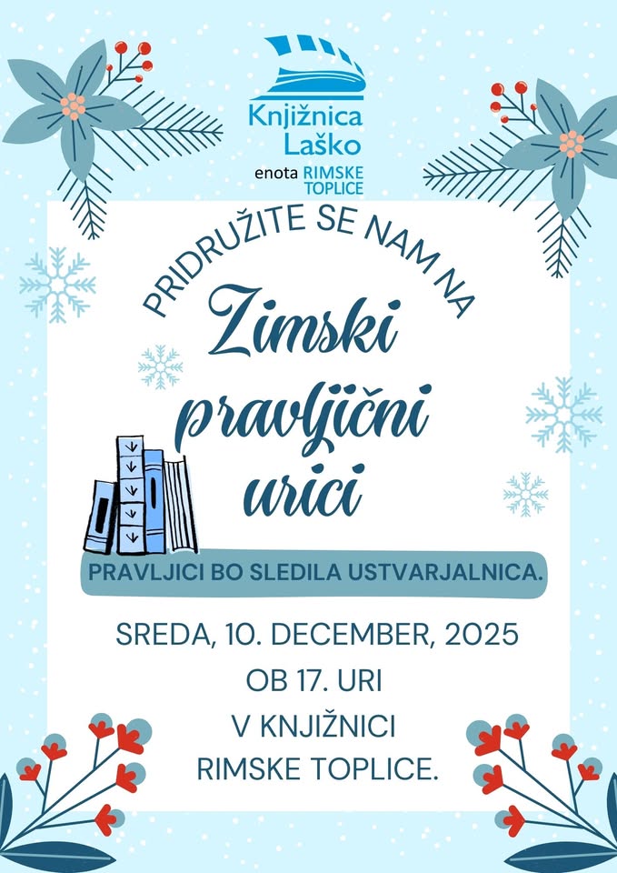ZIMSKA PRAVLJIČNA URICA v Knjižnici Rimske Toplice