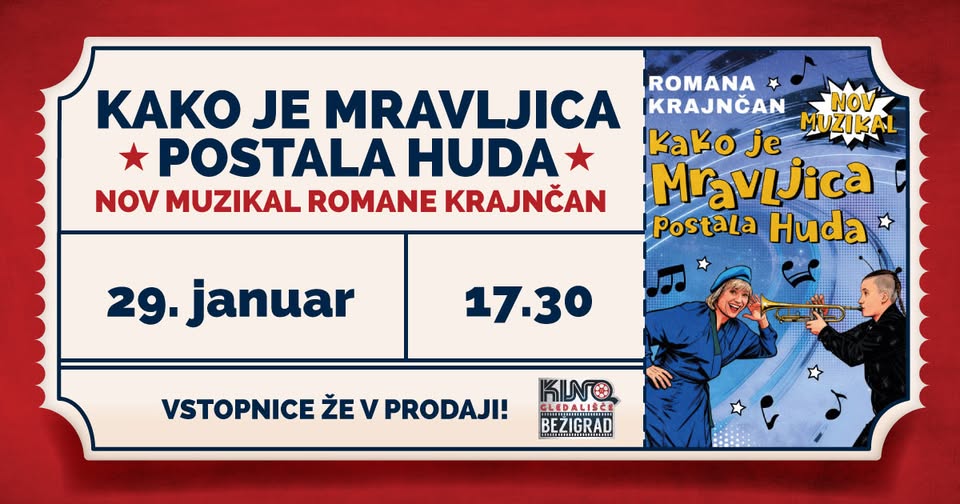 Nov muzikal Romane Krajnčan: KAKO JE MRAVLJICA POSTALA HUDA